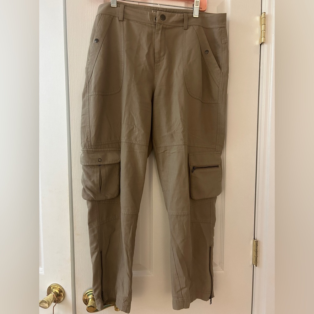 Go by GoSilk Iconic Go Utility Pant Redux women’s cargo pants calf length 8